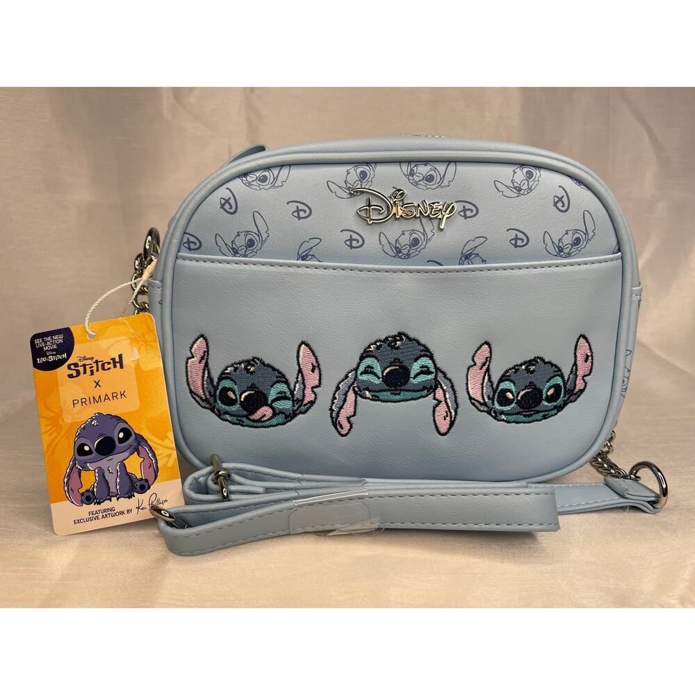 Disney Stitch X Primark Blue Crossbody Camera Bag NWT Lilo & Stitch
